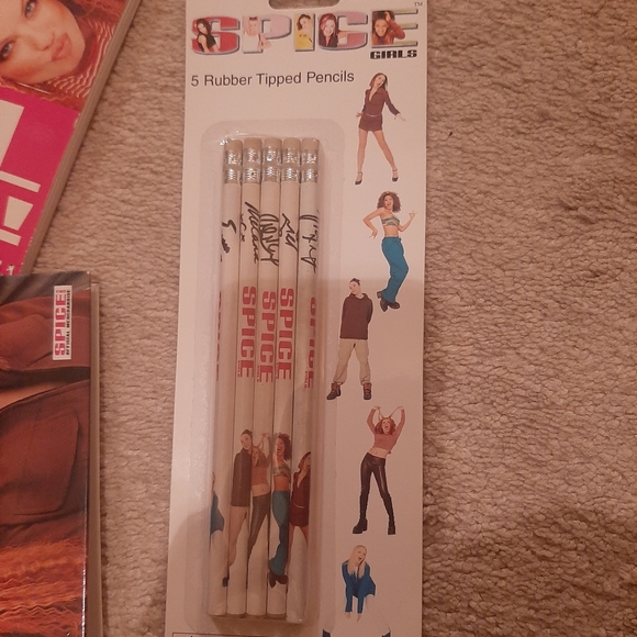 Original Spice Girls Binder, Notebook, and Pencils - Picture 4 of 4